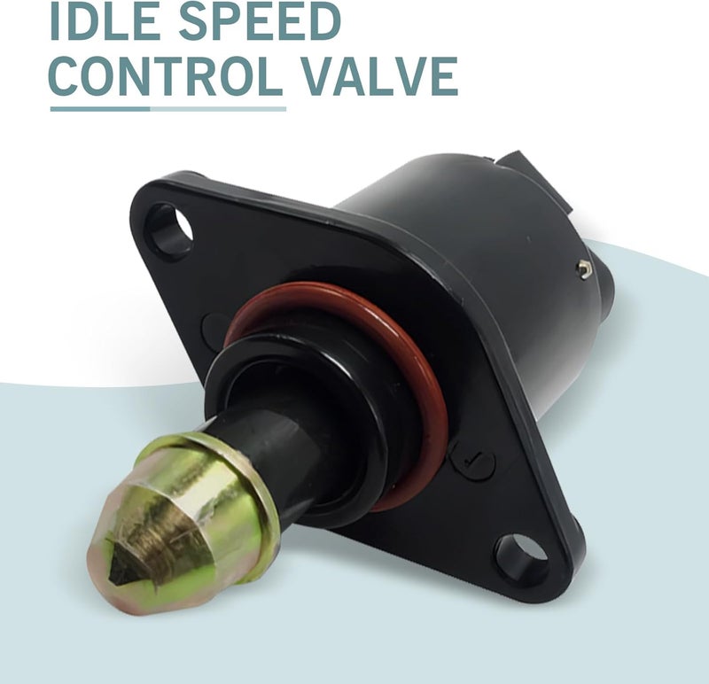 Arwrilt Car Idle Speed Control Valve, Throttle Stepper Motor, Idle Air Control Valve Idle Motor, Engine IAC Valve Replace OEM 90380/10526 /90325864 (Black) - Image 2